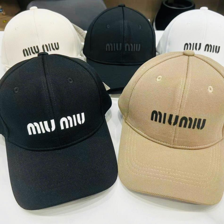 Mũ lưỡi trai nam nữ. Nón thời trang cao cấp Miiumiu siêu nét HOT