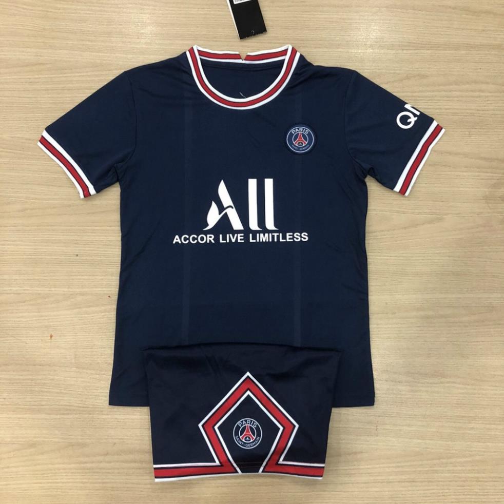 QUẦN ÁO BÓNG ĐÁ TRẺ EM-VẢI MÈ KIM CAO CẤP