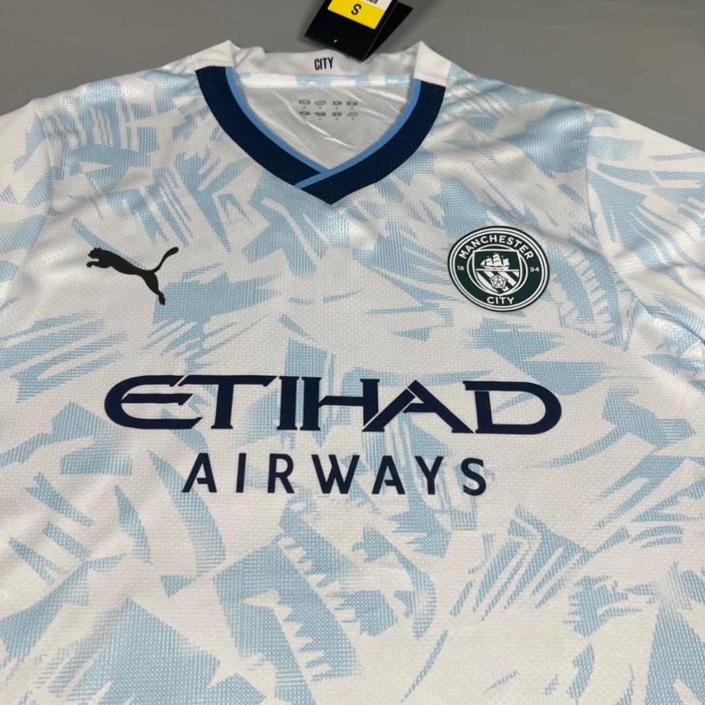 Áo Quần  Bóng Đá Câu Lạc Bộ Manchester City-MẪU MỚI-VẢI GAI THÁI CAO CÂP