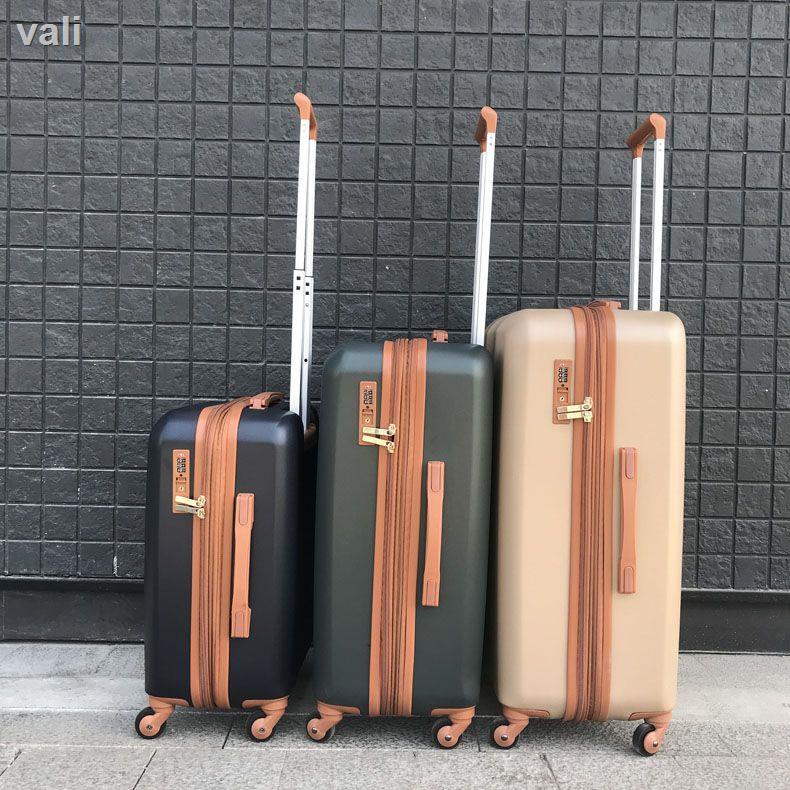 Xuất khẩu sang Hàn Quốc trường hợp xe đẩy màu đỏ lưới siêu nhẹ bánh xe đa năng nữ kéo dài 20 inch vali kéo vali ngoại th