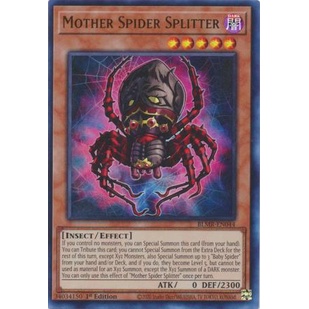Thẻ Bài Yugioh Mother Spider Splitter - BLMR-EN044 - Ultra Rare 1st Edition