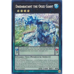Thẻ Bài Yugioh Daidaratant the Ooze Giant - BLMR-EN009 - Secret Rare 1st Edition