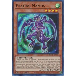 Thẻ Bài Yugioh Praying Mantis - BLMR-EN033 - Ultra Rare 1st Edition