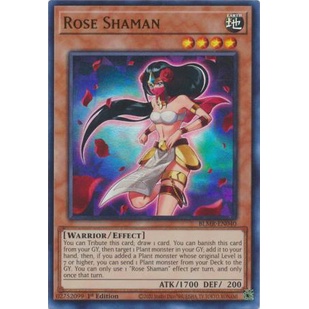 Thẻ Bài Yugioh Rose Shaman - BLMR-EN040 - Ultra Rare 1st Edition