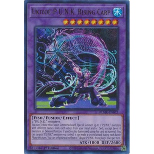 Thẻ Bài Yugioh Ukiyoe-P.U.N.K. Rising Carp - BLMR-EN072 - Ultra Rare 1st Edition