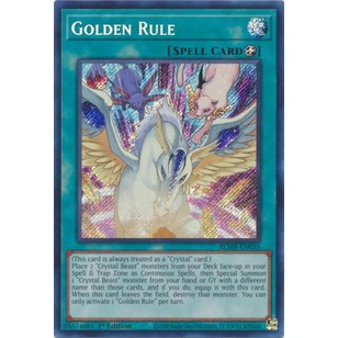 Thẻ Bài Yugioh Golden Rule - BLMR-EN035 - Secret Rare 1st Edition