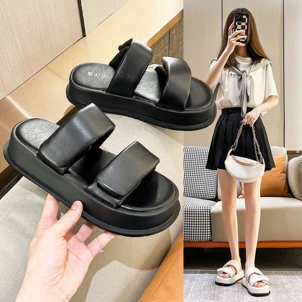 Dép sandal đế dày dép lê đế dày dễ phối thời trang