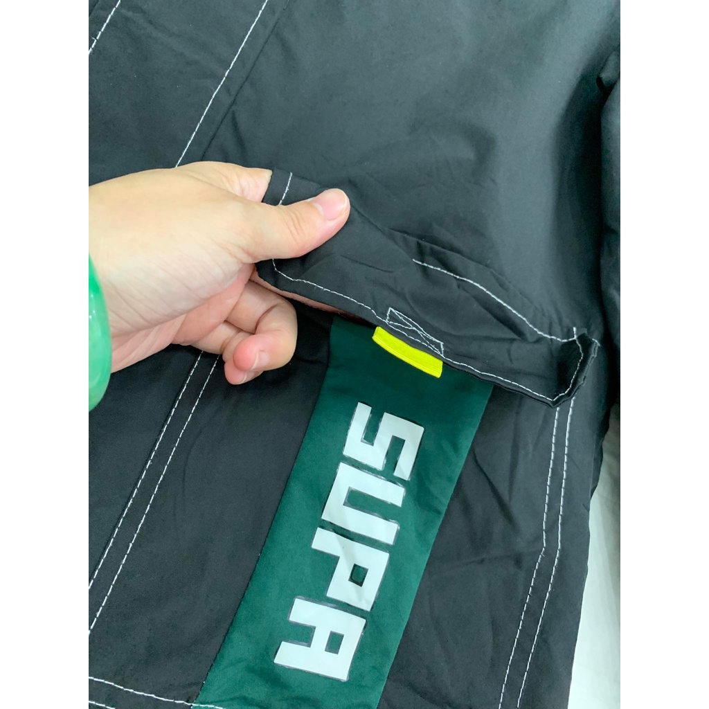 AK1028 Áo khoác gió nam 2 LỚP hiệu chất xịn hàng 2hand lỗi mãu phía sau TIEM2021