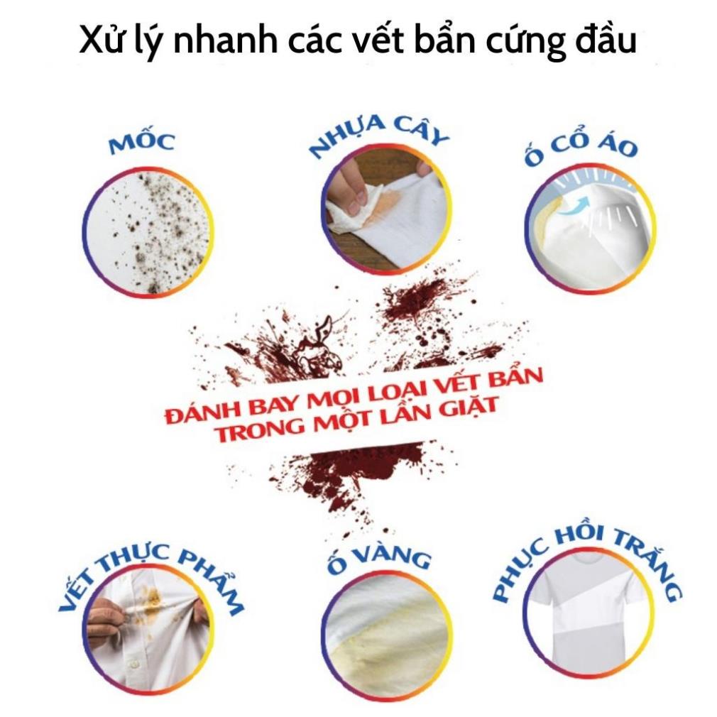 Nước tẩy quần áo D white, Tẩy mốc, tẩy ố vàng, tẩy phai màu cho quần áo trắng