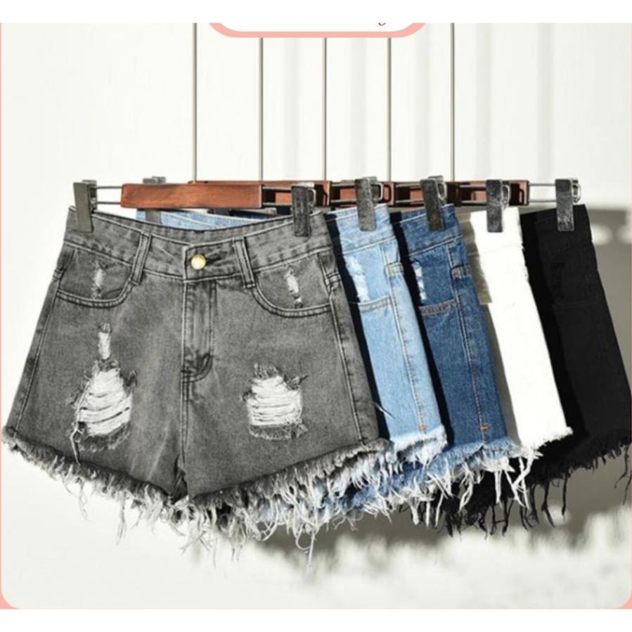 Quần Short Bò Nữ Cạp Cao Phong Cách Thời Trang Cực Ngầu Chất Denim Siêu Dày Dặn Cao Cấp Q16