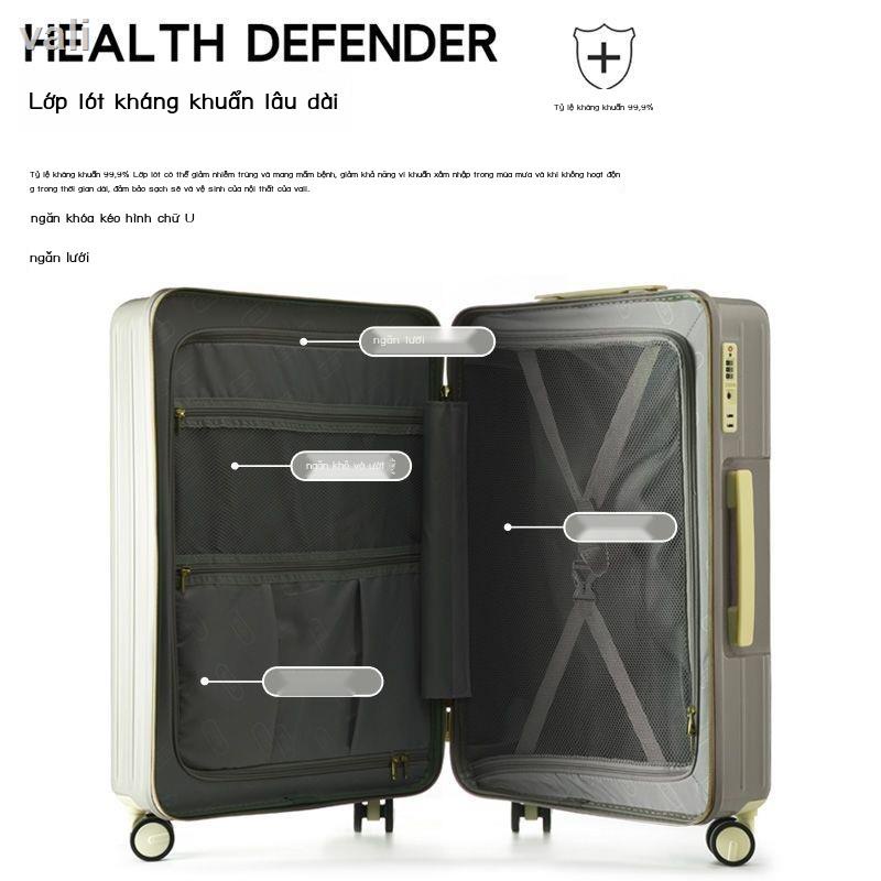 Vali Nữ Nhật Bản Vali 24 Im Lặng Đa Năng Bánh Xe Lưới Đỏ Xe Đẩy Máy Tính Sinh Viên Nam Nhỏ Nội Trú 20 Inch