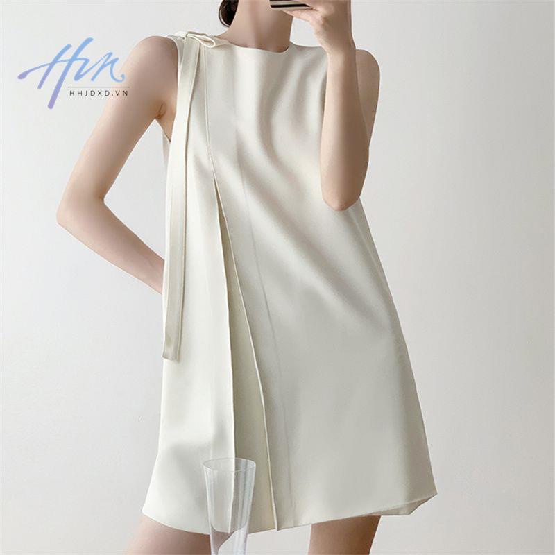 Đầm Ngắn Màu Trắng Cao Cấp Phong Cách Pháp Thời Trang Mùa Hè Hàng Mới Dành Cho Bạn Nữ