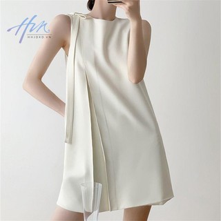 Đầm Ngắn Màu Trắng Cao Cấp Phong Cách Pháp Thời Trang Mùa Hè Hàng Mới Dành Cho Bạn Nữ