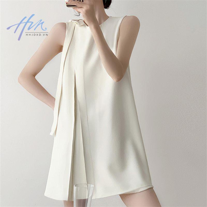 Đầm Ngắn Màu Trắng Cao Cấp Phong Cách Pháp Thời Trang Mùa Hè Hàng Mới Dành Cho Bạn Nữ