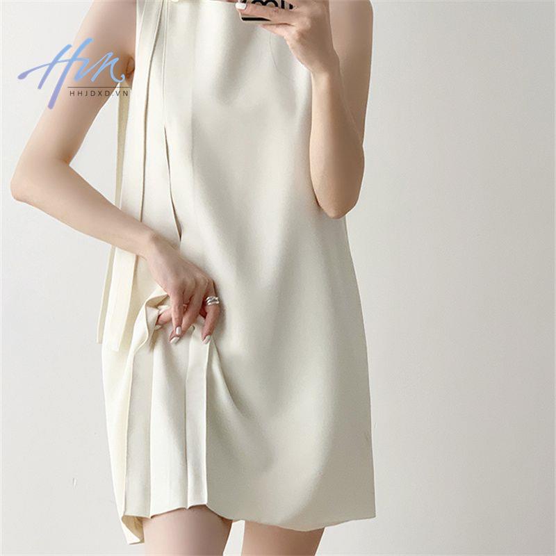 Đầm Ngắn Màu Trắng Cao Cấp Phong Cách Pháp Thời Trang Mùa Hè Hàng Mới Dành Cho Bạn Nữ