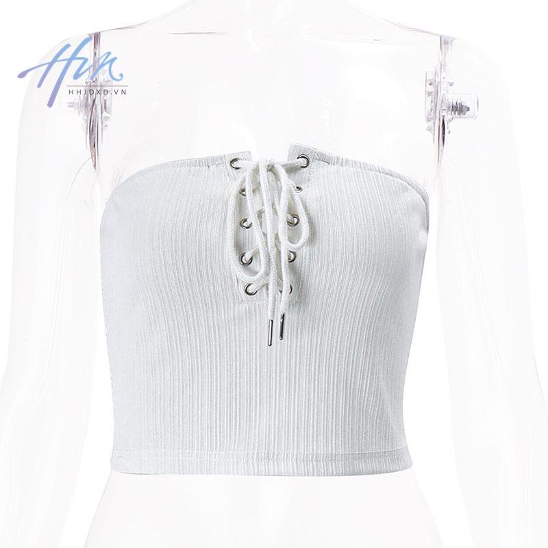 Áo Ống Ôm Sát Hở Lưng Phong Cách Mùa Hè Ngọt Ngào Cho Nữ