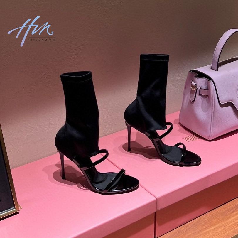 Giày Cao Gót Hở Ngón Siêu Co Giãn Thời Trang Mùa Hè 2023