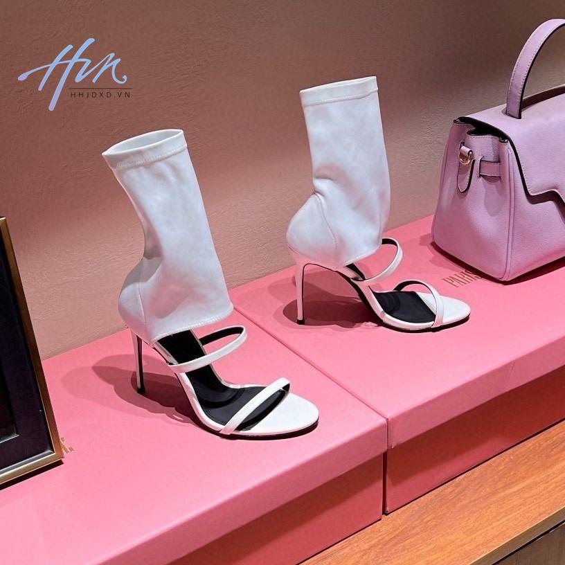 Giày Cao Gót Hở Ngón Siêu Co Giãn Thời Trang Mùa Hè 2023