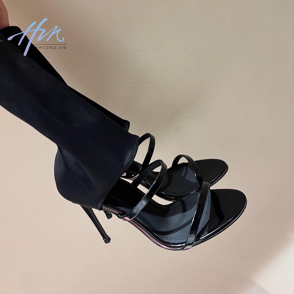 Giày Cao Gót Hở Ngón Siêu Co Giãn Thời Trang Mùa Hè 2023