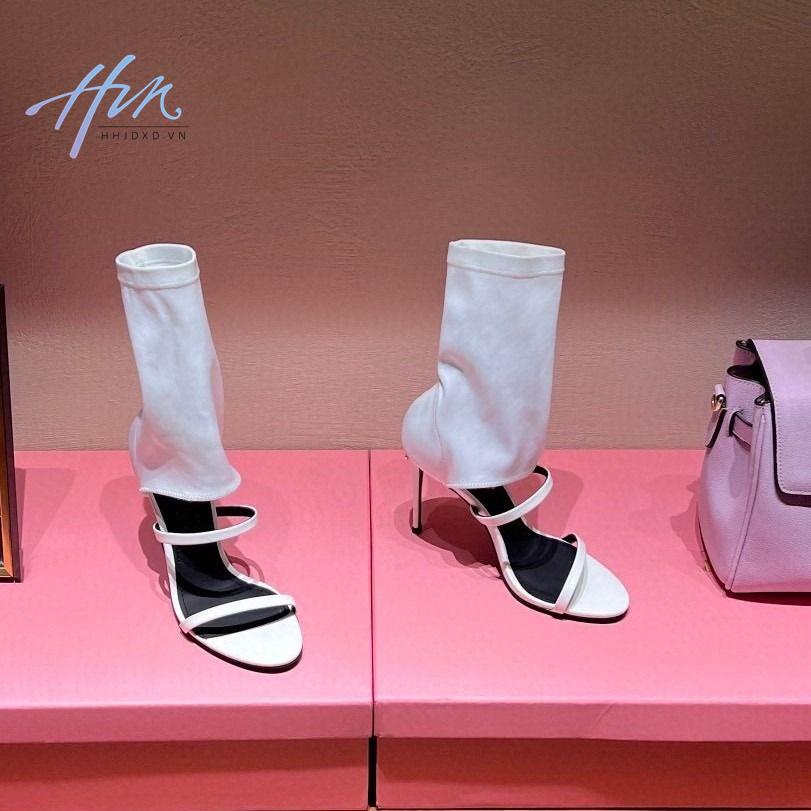 Giày Cao Gót Hở Ngón Siêu Co Giãn Thời Trang Mùa Hè 2023
