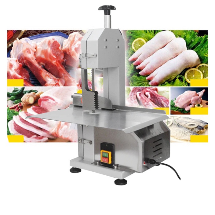 Máy Cưa Xương Giò Heo Inox Máy Cắt Thịt Cá Đông Lạnh Công Suất 650W