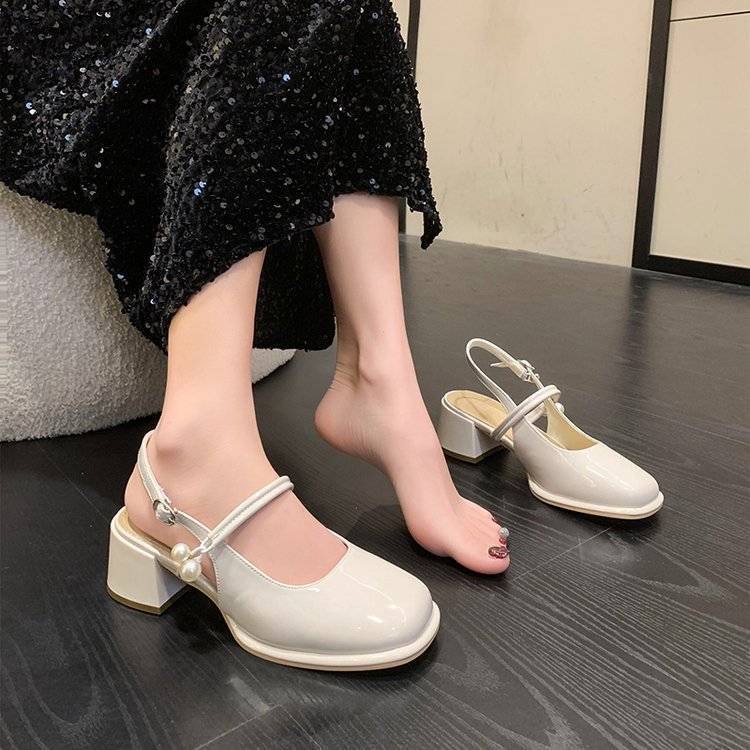 Giày Da Đế Dày Thời Trang Pháp Xinh Xắn Dành Cho Nữ giày nữ lolita