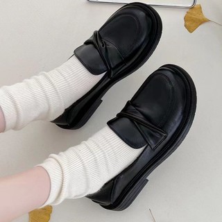 Giày đế đốc nữ chất da mềm êm chât phong cách hàn quốc 130