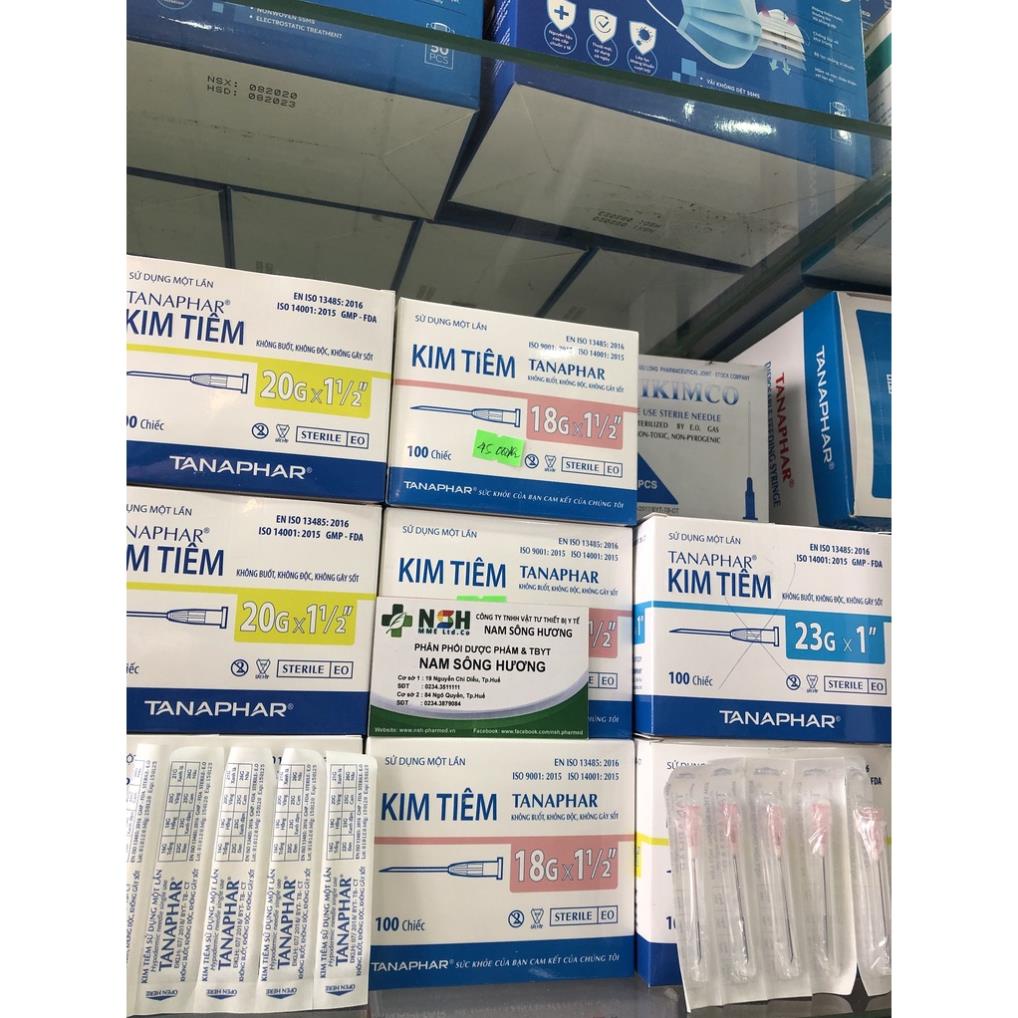 ✅ [LẺ 01 cây] Đầu kim tiêm vô trùng 18G 20G 23G 25G 26G TANAPHAR ĐẦU KIM TIÊM SẠC LẤY THUỐC 18G 20G 
