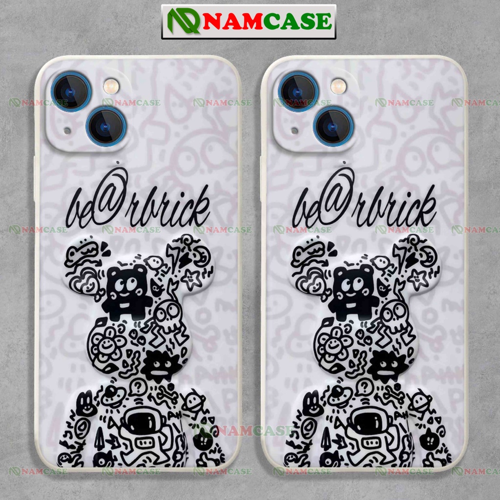 Ốp lưng iPhone cặp đôi hoạt hình gấu beabrick cute dễ thương đẹp độc lạ cho ip 6/6s/7/8/X/XS/11/12/13/14 Pro Plus Max