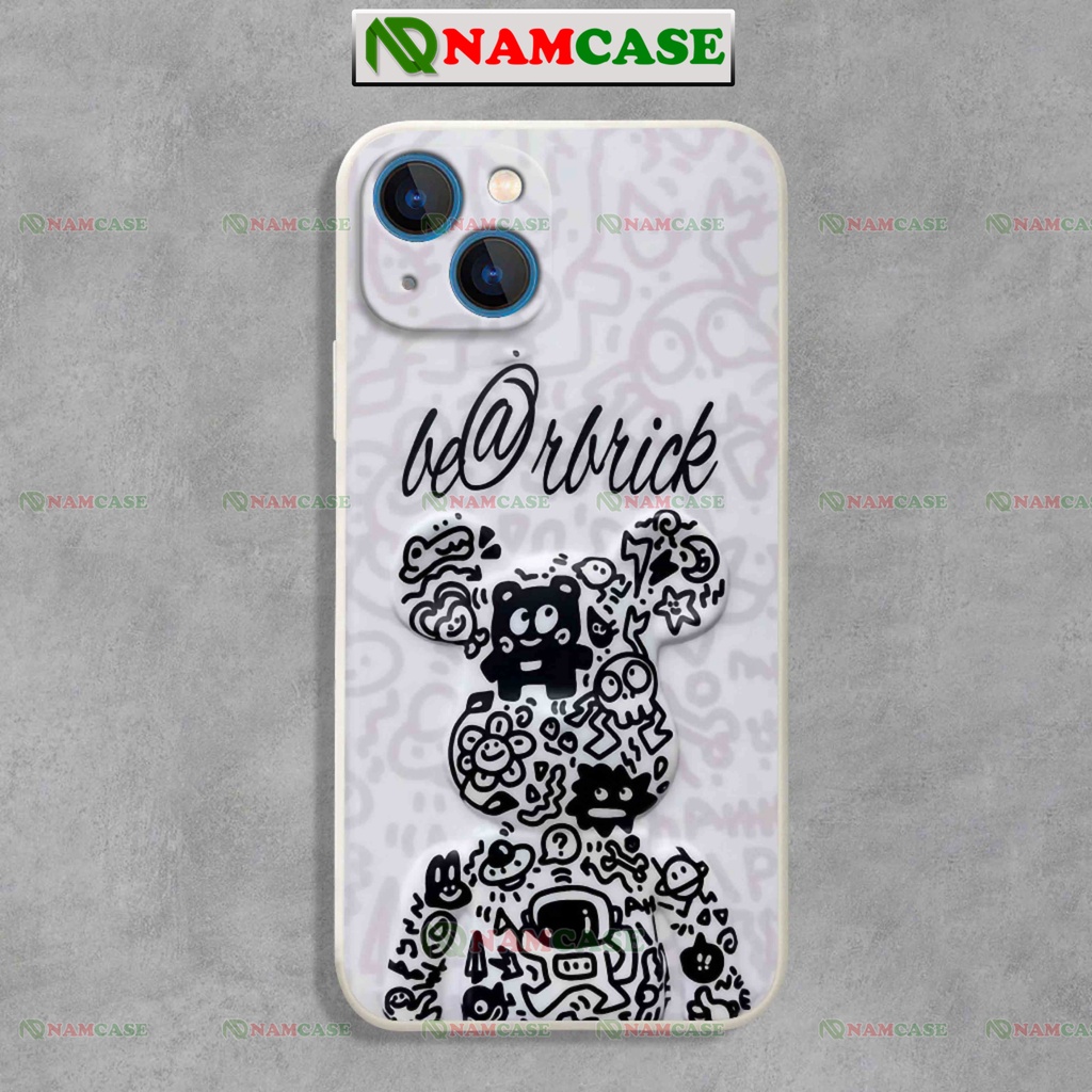 Ốp lưng iPhone cặp đôi hoạt hình gấu beabrick cute dễ thương đẹp độc lạ cho ip 6/6s/7/8/X/XS/11/12/13/14 Pro Plus Max