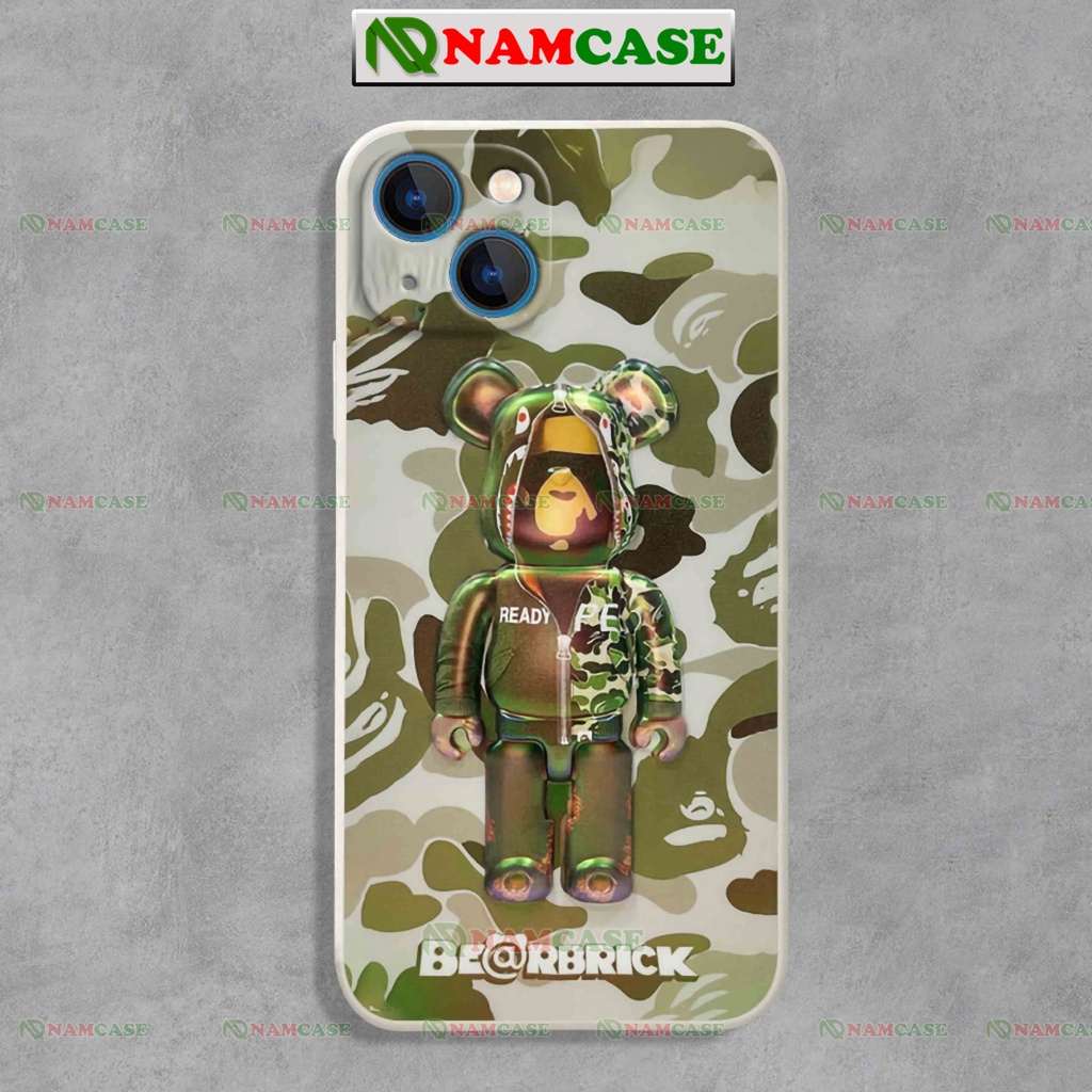Ốp lưng iPhone cặp đôi hoạt hình gấu beabrick cute dễ thương đẹp độc lạ cho ip 6/6s/7/8/X/XS/11/12/13/14 Pro Plus Max