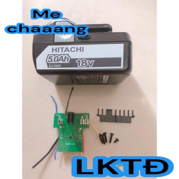 Vỏ mạch Hitachi 18v .mạch sạc adrapter