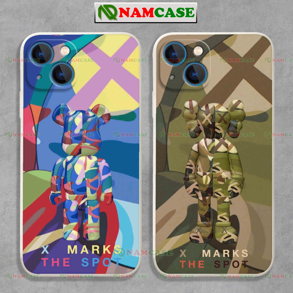 Ốp lưng iPhone cặp đôi hoạt hình gấu beabrick cute dễ thương đẹp độc lạ cho ip 6/6s/7/8/X/XS/11/12/13/14 Pro Plus Max