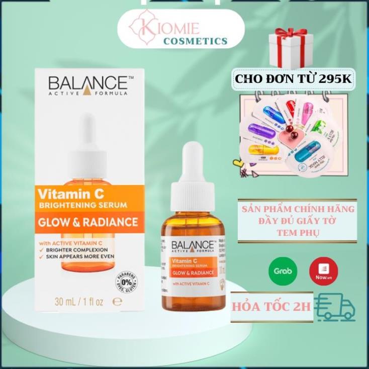 Serum vitamin c Balance mờ thâm trắng da Balance Active Formula Vitamin C Brightening 30ml