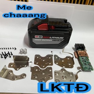 Vỏ mạch milwaukee 18v 12AH cell 21700.mạch nhận sạc zin