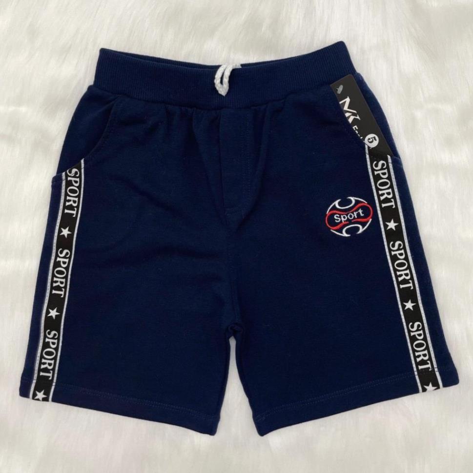 Quần đùi thun mặc nhà bé trai size 15-50kg , quần đùi thun mặc nhà cho bé loại 1