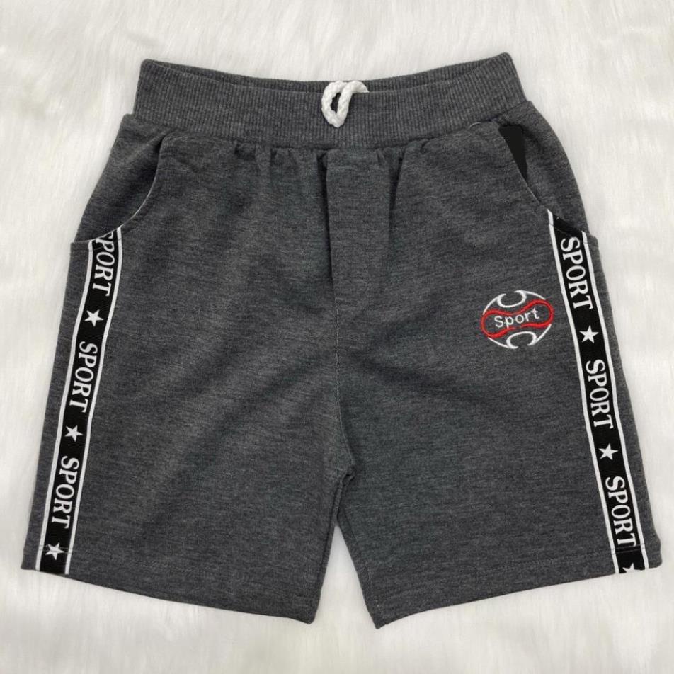 Quần đùi thun mặc nhà bé trai size 15-50kg , quần đùi thun mặc nhà cho bé loại 1