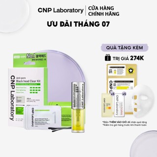 Combo giảm mụn CNP Laboratory Anti-Blemish Spot Solution and Black Head Clear Kit