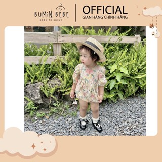 Set Bodysuit Mùa Hè Cho Bé Gái Hoa hồng,Body Liền Cho Bé,Body Liền Thân ,Váy hoa cho bé đi chơi,  2-24 Tháng, 5 Đến 12kg