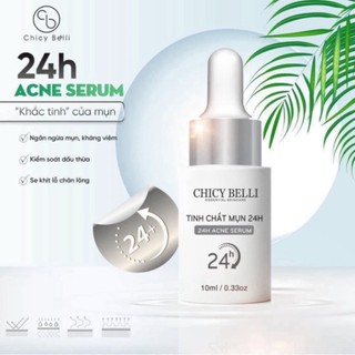 Tinh chất mụn 24h chicy beli - serum acne 24h giúp giảm ngăn chặn mụn làm dịu da giữ ẩm cung chấp chất dinh dưỡng cho da