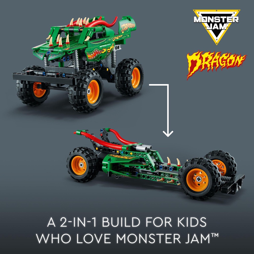 LEGO Technic 42149 Chiến Xe Monster JamTM DragonTM (217 Chi Tiết)