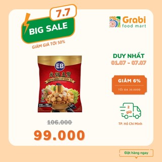 Combo viên thả lẩu 5 trong 1 eb gói 500g - viên thả lẩu malaysia - ship hỏa tốc tp. hcm - grabi food mart