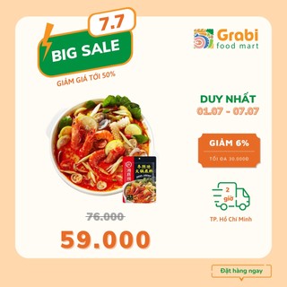 Nước cốt lẩu Thái Tomyum Haidilao 210g - cay vừa - Grabi Food Mart