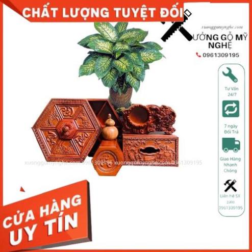 Bộ 5 món Bàn Khách Ngày Tết Gỗ Hương Giao Đúng Mẫu