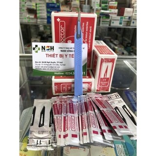 ✅ Cán dao mổ phẫu thuật y tế số 3 4