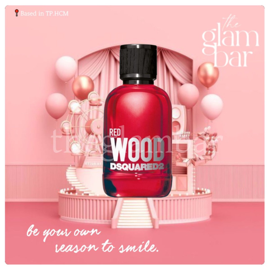 𝐭𝐡𝐞𝐠𝐥𝐚𝐦𝐛𝐚𝐫 ★ Nước hoa DSQUARED² Red Wood Pour Femme 10ml