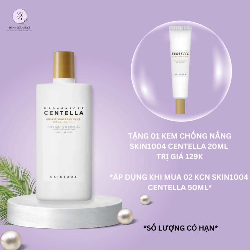 Kem Chống Nắng Skin1004 Madagascar Centella Air - Fit Suncream Plus Chống Oxy Hóa Phục Hồi Làm Dịu Da 50Ml