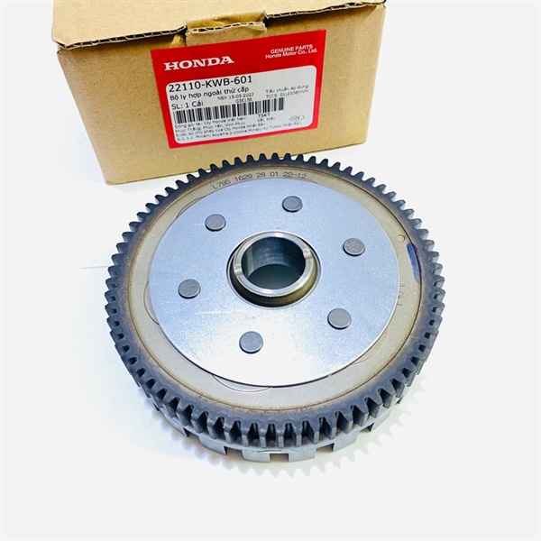 Bộ ly hợp ngoài thứ cấp , Nhông hú Wave RS 110 / RSX 110 / S 110 (2009-2010) Zin Honda - 22110KWB601