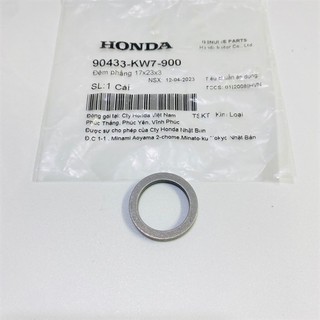 Đệm phẳng nhiều dòng xe cỡ 17x23x3 zin honda - 90433kw7900