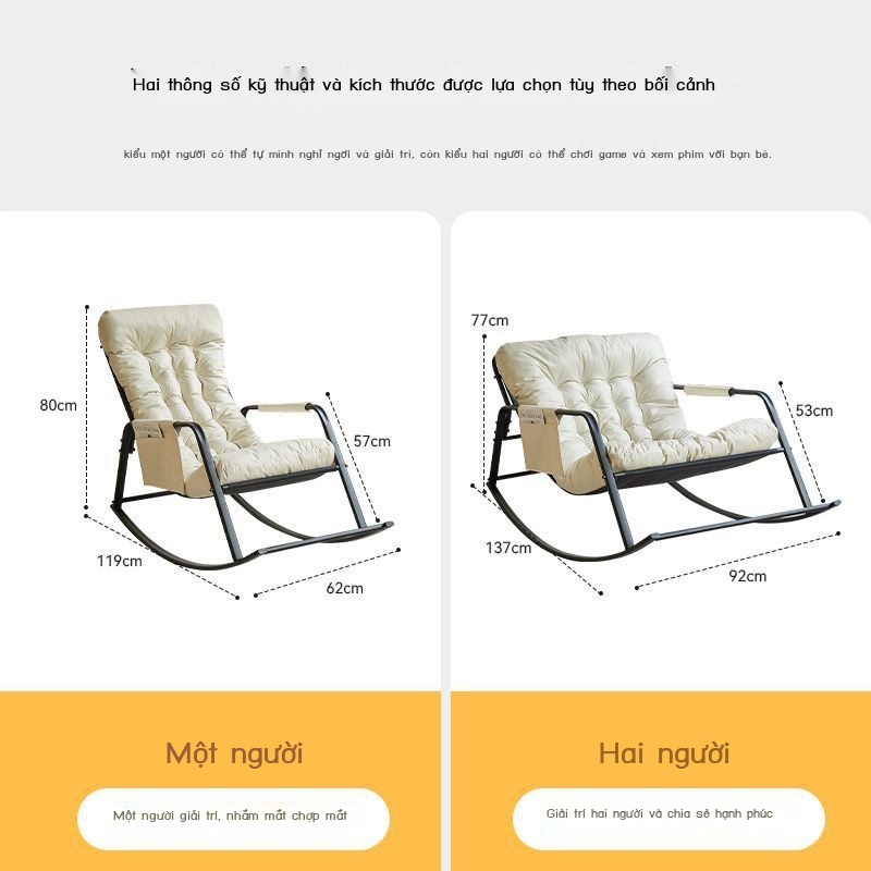 Sofa lười ghế bập bênh ghế sofa thoải mái